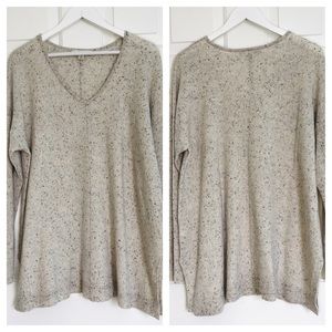 Sejour Cashmere Tunic Sweater, Size 3x